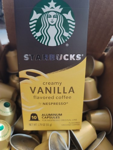 Nespresso Starbucks CREAMY VANILLA Espresso Roast 110 Kapseln GROSSPACKUNG/LOSE 10/25 - Bild 2 von 3