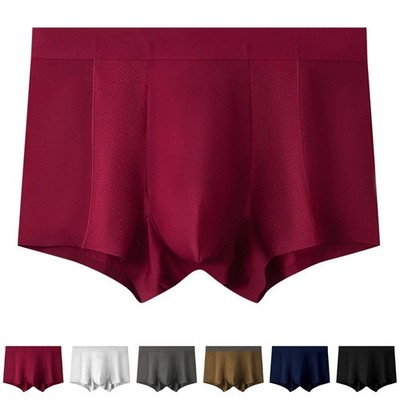 For Sleep Herren Seamless Badehose Sleep Seamless Quick Dry Bulge Pouch Mid Wais