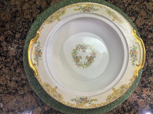 Noritake Ancona floral pattern with gold scrolls & trim, Japan, "Select Dish" - Picture 12 of 12