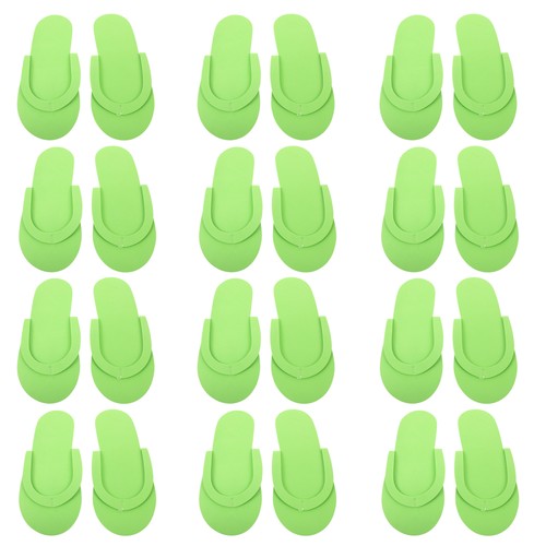12 Pairs Spa Party Favors Spa Party Supplies Lightweight Slippers - Imagen 2 de 12