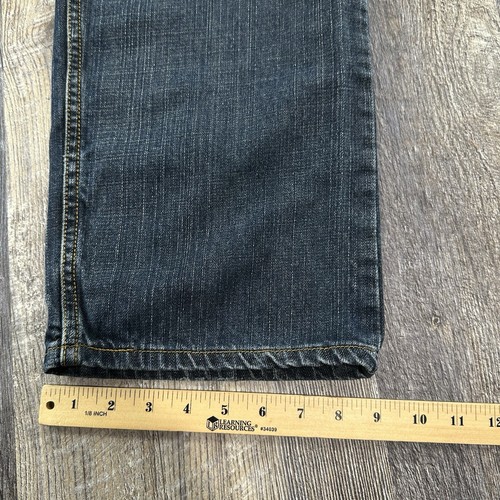 Levis Jeans Mens 36x32 Blue 559 Relaxed Straight Mid Rise Medium Wash Fade Denim - Picture 15 of 16