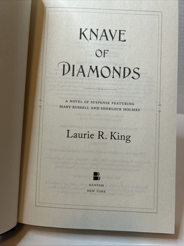 Knave of Diamonds : A Novel of Suspense Featuring Mary Russell and Sherlock... - Foto 11 di 12