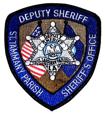 ST TAMMANY PARISH – DEPUTY SHERIFF - LOUISIANA Sheriff Police Patch STATE SEAL