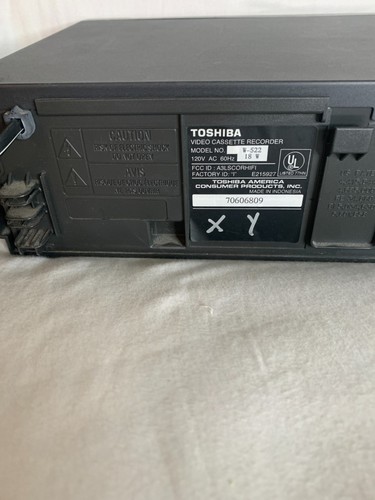 Toshiba W-522 VCR 4-Head VHS Tape Player Tested Works - Picture 8 of 9