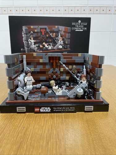 Lego Star Wars 75339 Diorama Compattatore di rifiuti Morte Nera