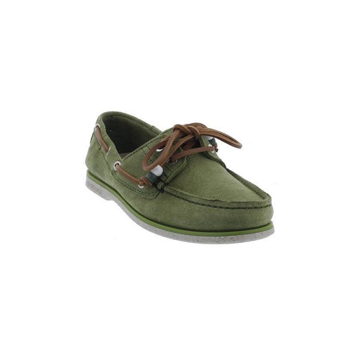 Zapato de botas Lumberjack Navigator, gamuza (cuero terciopelo), verde claro SW07804-003 - Imagen 2 de 10