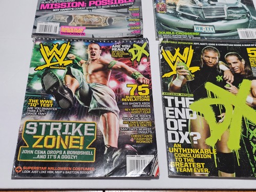 2010s WWE Magazine Lot Of 4 Jeff Hardy John Cena De-Generation X - Foto 4 di 10