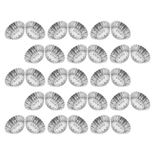  30pcs Mini Tart Pans: Stainless Steel Tartlet Molds - Reusable Baking Cups -
