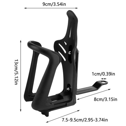 Bike Water Bottle Holder, Adjustable 2.13 to 3.07in Clamp Range, Drink Cage w... - Picture 7 of 7