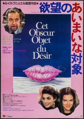 THAT OBSCURE OBJECT OF DESIRE CET OBSCUR OBJET Japanese B2 movie poster BUNUEL