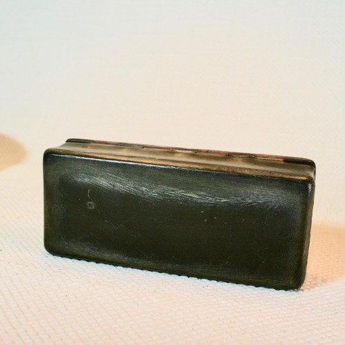 Tabatiere Schnupftabak Dose Horn Perlmutt Hund - Imagen 5 de 6