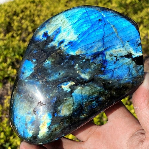 2,71 lb Natural Labrador Flash Piedra Lunar Cuarzo Cristal Mineral Espécimen - Imagen 4 de 12