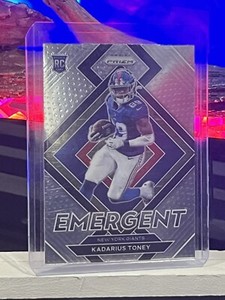 Kadarius Toney 2021 Panini Prizm Football (RC) #342 New York Giants