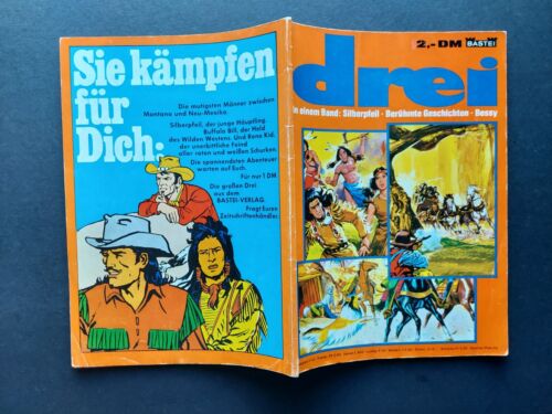 BASTEI COMIC drei SAMMELBAND (SILBERPFEIL 41 BERÜHMTE GESCHICHTEN 15 BESSY 288)