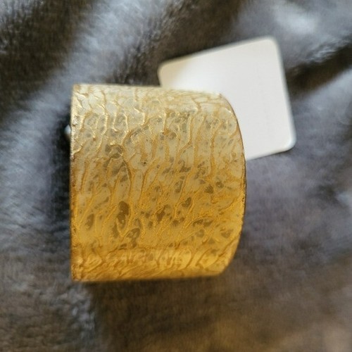 4 Serviettenringe Crackled Gold Metall Pier1 - Bild 6 von 6