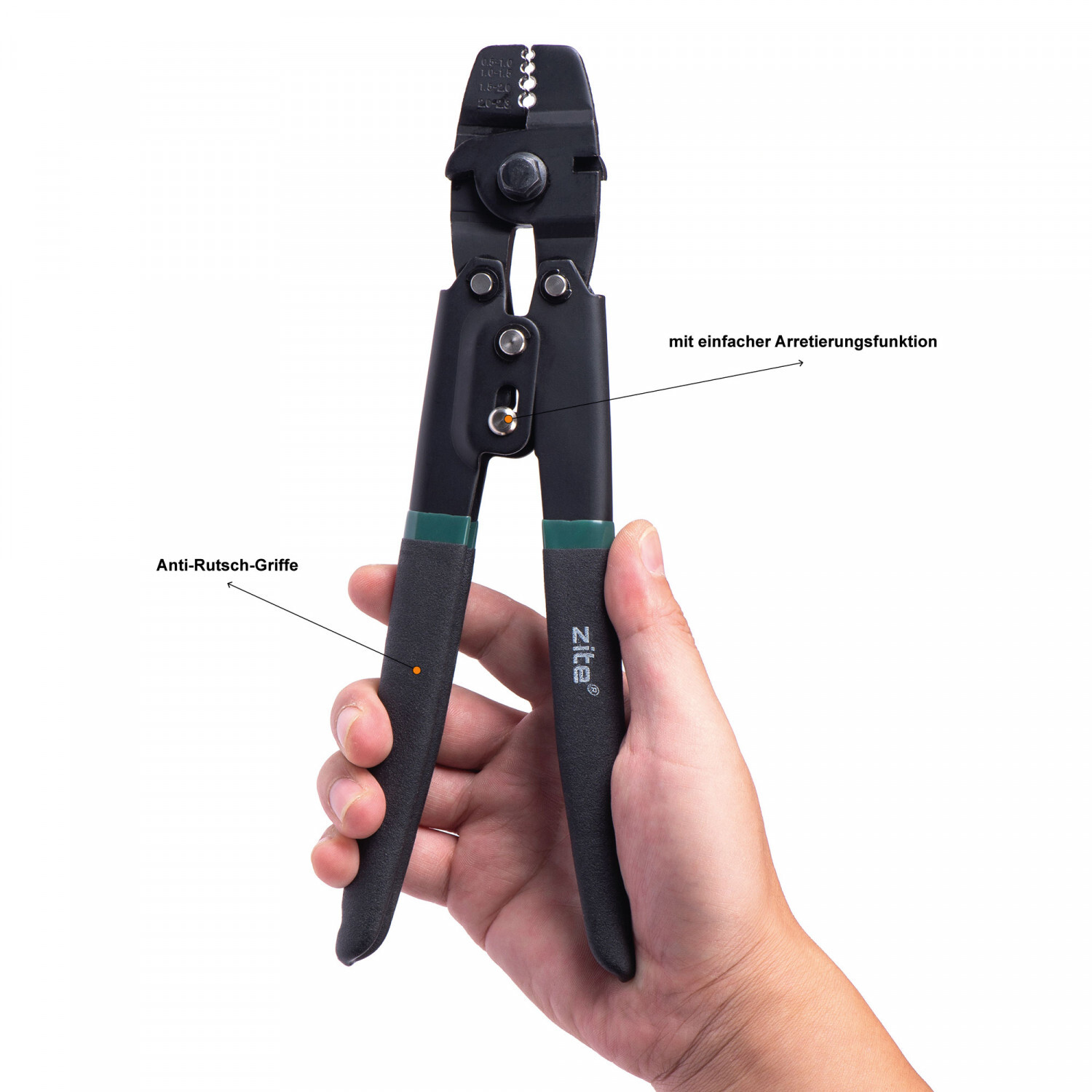 Klemmhülsenzange Groß Crimping Pliers Quetschhülsen Zange Angeln Zite Fishing