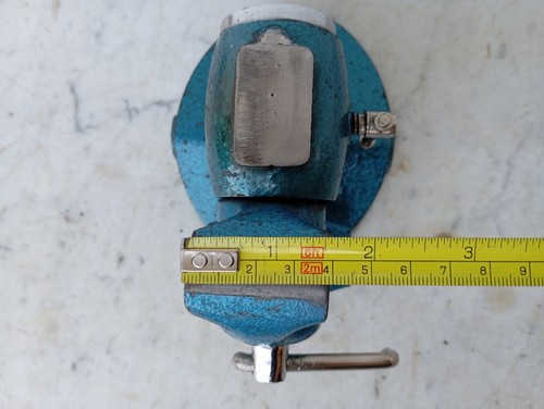 DE COLECCIÓN PEQUEÑA FUERTE RAREZA 4 MORDAZAS INGENIEROS TORNILLO PARALELO Y YUNQUE A MESA FIJACIÓN - Imagen 19 de 23