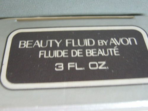 Loción Avon BEAUTY FLUID - frasco de vidrio retro - 3 fl. oz NUEVO en caja vintage - Imagen 2 de 2