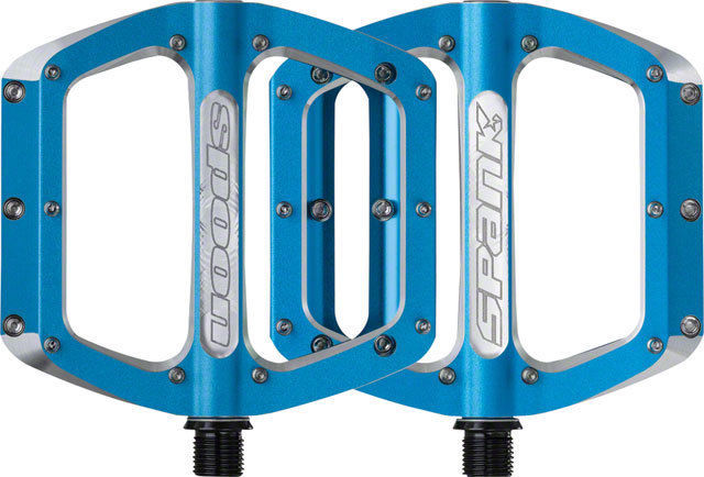 Spank Spoon Large 110mm Race Freeride Trail Mountain Bike 9 16 Pedals bluee Spank Spoon Large 110mm Race Freeride Trail Mountain Bike 9 16 Pedals bluee