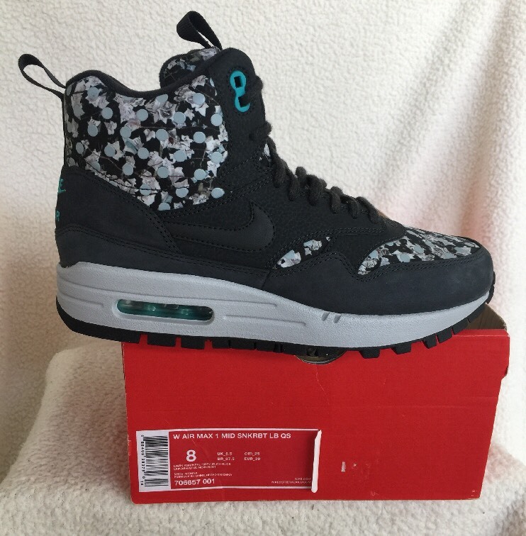 nike air max 1 mitte sneakerboot lb (706657 qs sz: wmns 8 (706657 lb 001) 3b4142 nike air max 1 mitte sneakerboot lb (706657 qs sz: wmns 8 (706657 lb 001) 3b4142