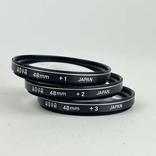 VTG Camera HOYA 48mm HMC Close-Up Filters Set of 3 Lens +1 +2 +3 - Picture 2 of 9