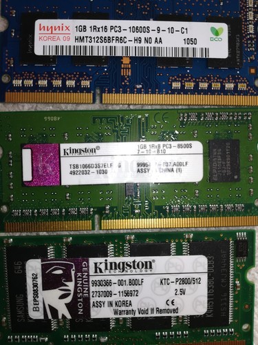 630x RAM Arbeitsspeicher+ Kiste Zubehör PC Computern Z. Gut/Akzeptabel Konvolut - Bild 16 von 24