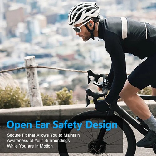 US Waterproof Bone Conduction Headphones Swimming Wireless Bluetooth Headset 32G - Picture 10 of 24