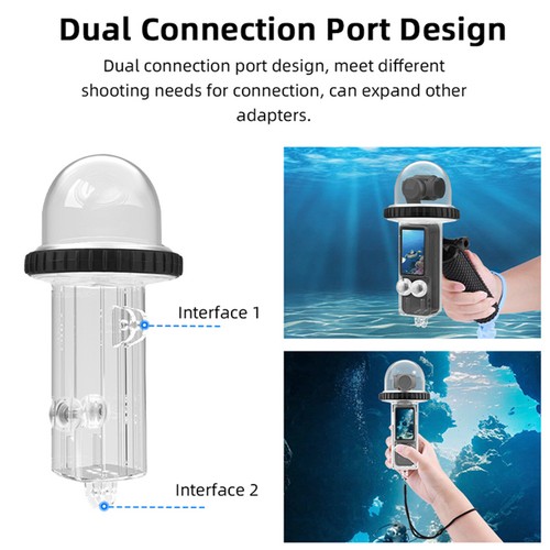 Snorkel Cover Swimming Diving Water-proof Case Accessories for DJI OSMO POCKET 3 - Picture 3 of 14