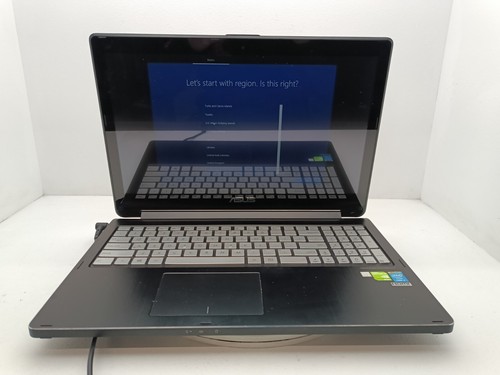 ASUS Q551L 15" 2 in 1 Touchscreen Laptop i7-4510U 8GB RAM 1TB HDD Win10 Read #91 - Picture 2 of 15