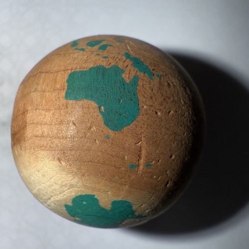 Vintage Wooden World Marble - Picture 2 of 3