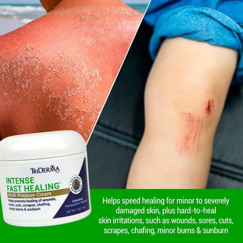 TriDerma Intense Fast Healing Multi-Purpose Cream (4 oz) - Picture 4 of 7