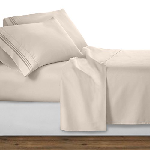 Clara Clark Bed Sheets, Premier 1800 Series 4 Piece Assorted Colors , Sizes - Picture 46 of 55
