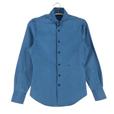 SUITSUPPLY Cotton Formal Solid Extra Slim Fit Shirt Size S