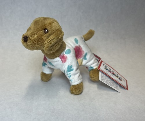 Douglas Cuddle Toy Vera’s Baby Doll Puppy Dog Plush Vera Floral Pajamas W Tags - Picture 1 of 19