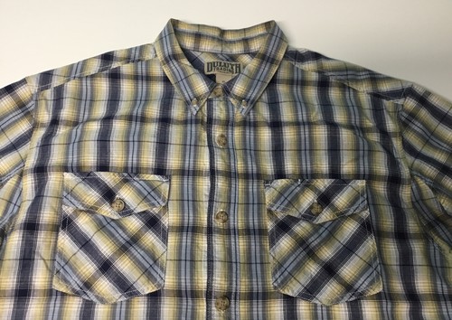 Duluth Trading Company Men's Size XL Plaid Short Sleeve Button Down Shirt - Picture 4 of 12