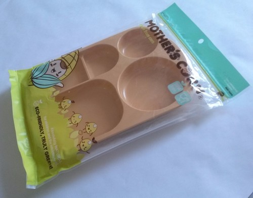 Plato redondo de comida de maíz para madre - ecológico y no tóxico natural para niños - Imagen 11 de 12
