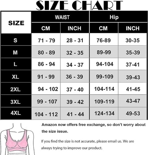 HOPLYNN Neoprene Sweat Waist Trainer Corset Trimmer Shaper Belt for Women M - Picture 6 of 6