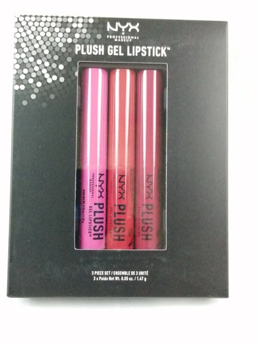 NYX Professional Makeup Plush Glossy High Shine Gel Lippenstift Set No 2 - Bild 2 von 7