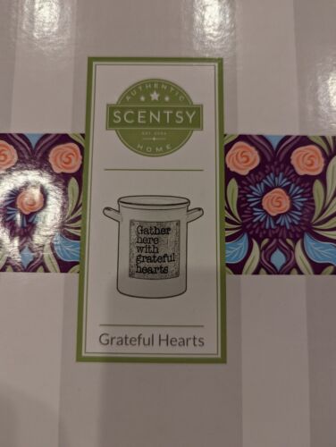 Scentsy GRATEFUL HEARTS Full Size Warmer White RustIc New In Box Farmhouse - Picture 2 of 6