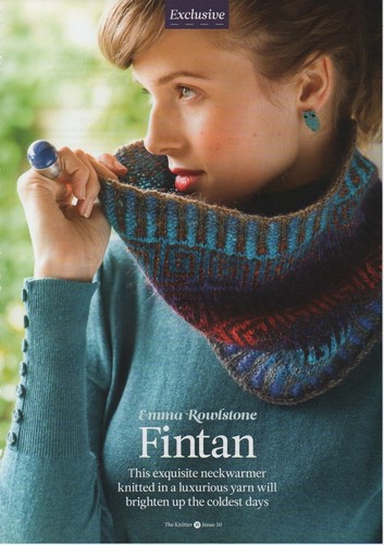 Fintan Cowl - Emma Rowlstone - Noro Silk Garden Lite DK - Knitting Pattern
