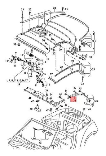 NEW VW BEETLE CABRIO CABRIOLET 5C7 5C8 1 SET TRIMS 5C3898243A ORIGINAL - Picture 1 of 1
