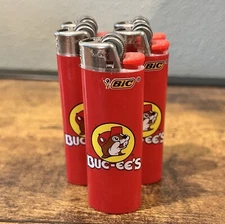 New Buc-ee’s Red Bic lighter Bucees Lot of 5