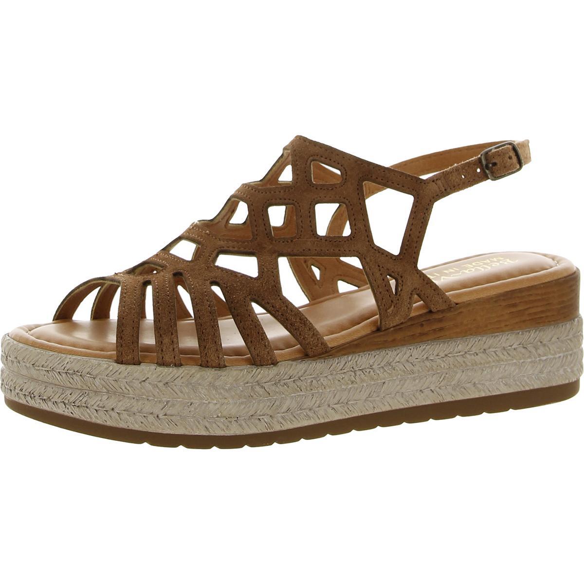 Женские эспадрильи Bella Vita коричневого цвета с ремешком на щиколотке, узкие 9,5 (AA,N) BHFO 3407