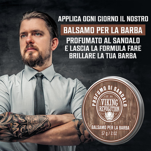 - Balsamo Barba Uomo - Regalo Uomo - Ammorbidisce E Domina Barba E Baffi Con Oli - Foto 6 di 12