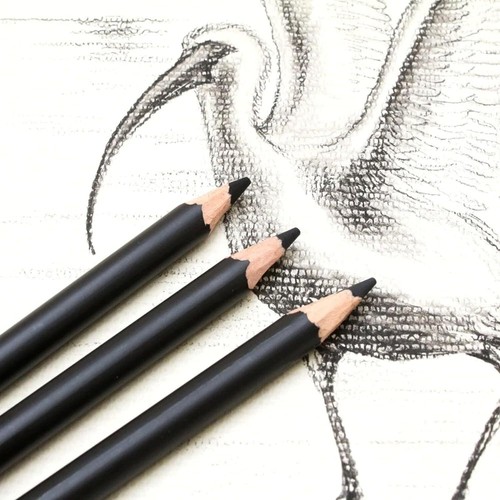 PEBBLE HUG Premium Long Lasting Charcoal Pencil for Drawing Work for Kids - Picture 11 of 35
