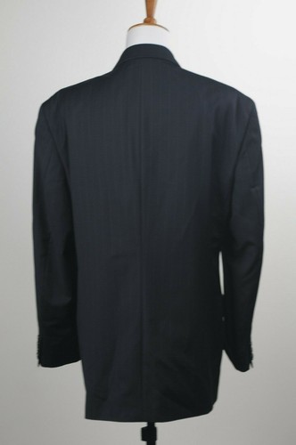 Jones New York Wool Cashmere Blend Blazer Suit Sports Jacket Size S 42 Navy  - Picture 2 of 7