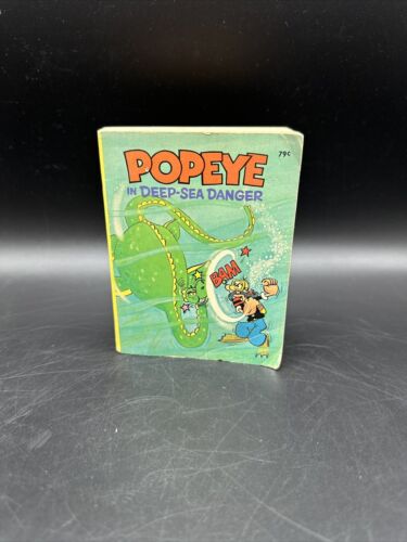 POPEYE in DEEP-SEA DANGER 5786-2- WHITMAN Big Little Book 1980