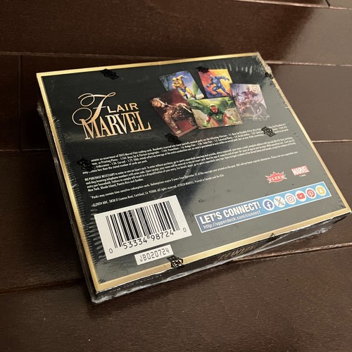 2024 Górny pokład Marvel Flair Hobby Box Nowy fabrycznie zapieczętowany【1 pudełko】 - Zdjęcie 4 z 4