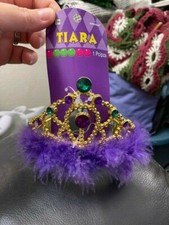 Amscan - Plastic Mardi Gras Tiara New