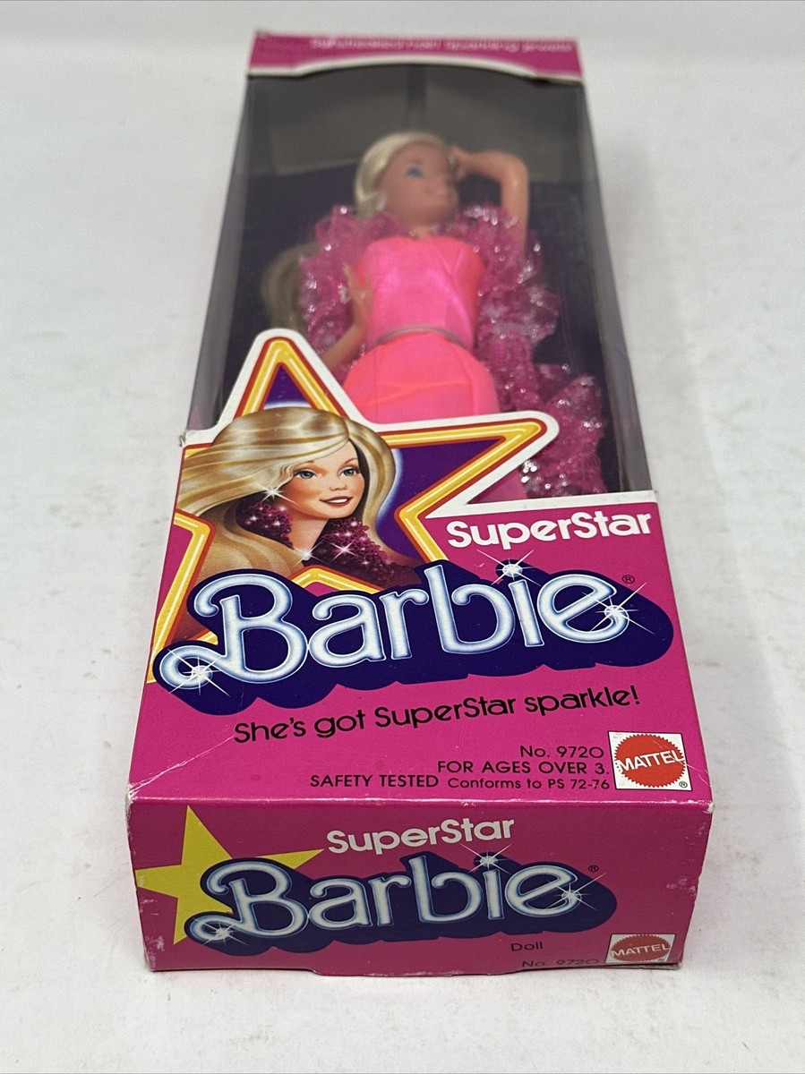 1976 VINTAGE SUPERSTAR BARBIE DOLL #9720 Mattel in ORIGINAL 1976 VINTAGE SUPERSTAR BARBIE DOLL #9720 Mattel in ORIGINAL